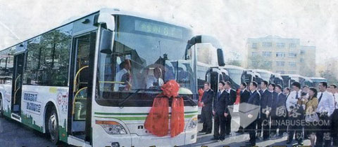 Ankai electric bus run in Urumqi