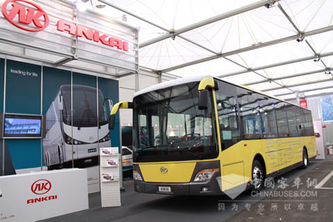 Ankai bus---the only pure electric bus in BUSWORLD 2009 