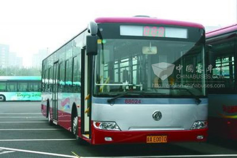 Dongfeng hybrid city bus