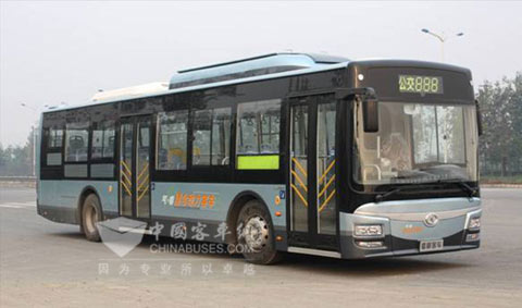 Environmentally friendly hybrid bus