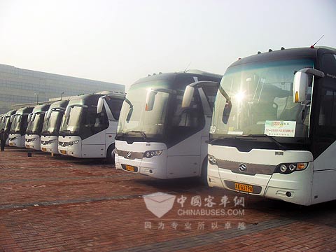 Huanghai buses in Tianjin 