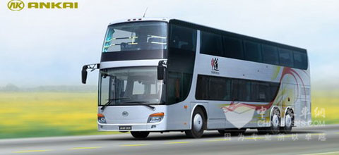 Ankai HFF6140S07D-1 double decks luxury buses.