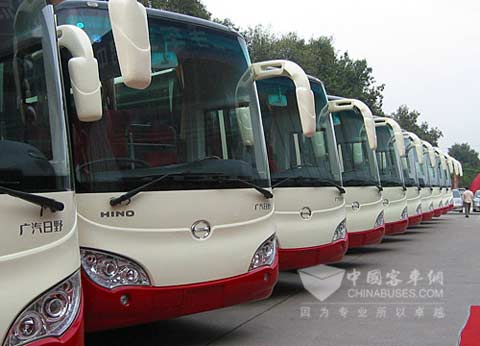 15 GAC Hino buses for Asian Games