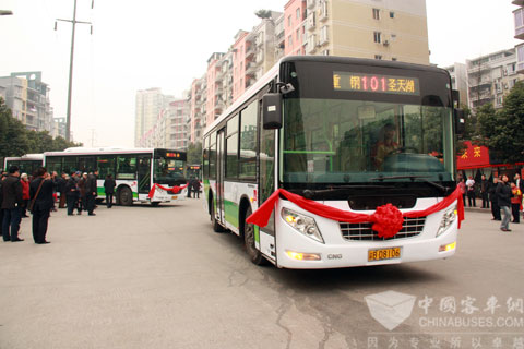 Hengtong buses for Chongqing county transport