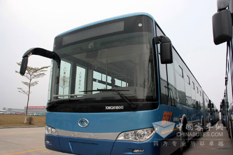 Kinglong 18m articulated bus 