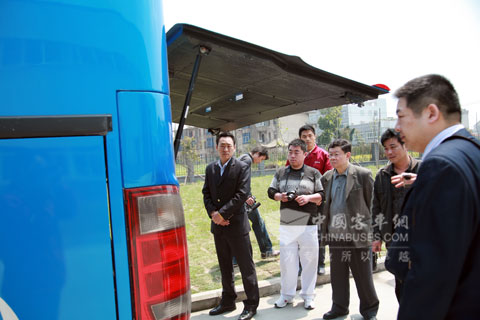 Customers experience Ankai luxury tourist bus