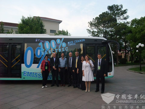 Zonda new energy buses test operation is popular with foreign customers in Shanghai