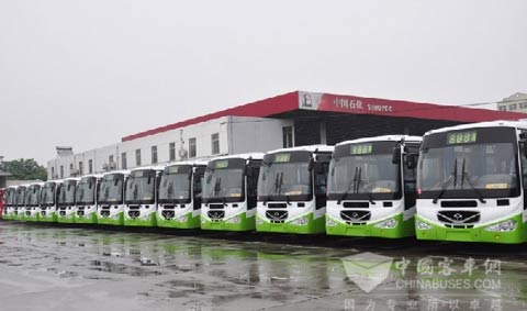 20 Yangtse WG6101N natural gas buses