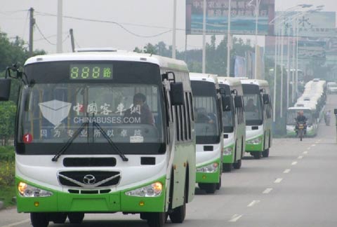 20 Yangtse WG6101N natural gas buses