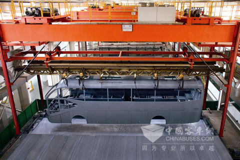 Yutong Bus cathode electro-coating production line 