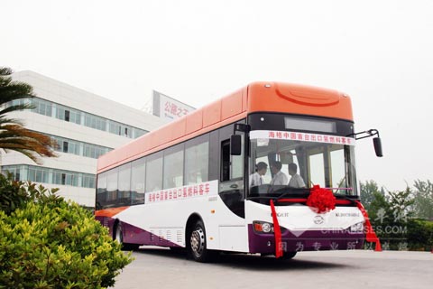 Higer hydrogen fuel bus exporting to Singapore