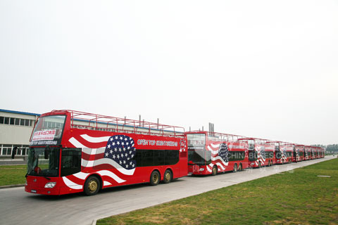 Ankai Luxury Buses Export to America for the first time