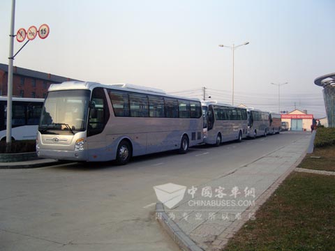 JAC bus fleet  