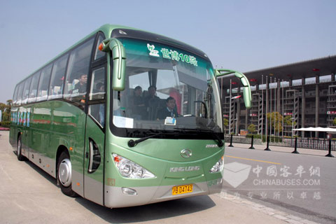 King Long bus is popular in No.10 route