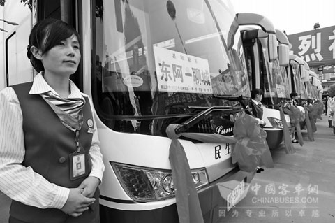 Zhongtong Sunshine natural gas buses 