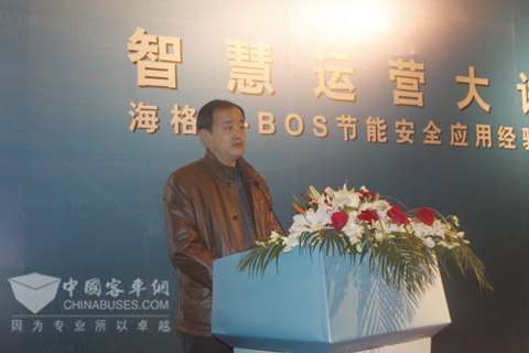 Jiang Ronghui, general manager of Longkou Public Transport Company