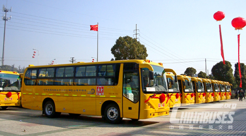 66 units Golden Dragon School Buses are ready to be delivered