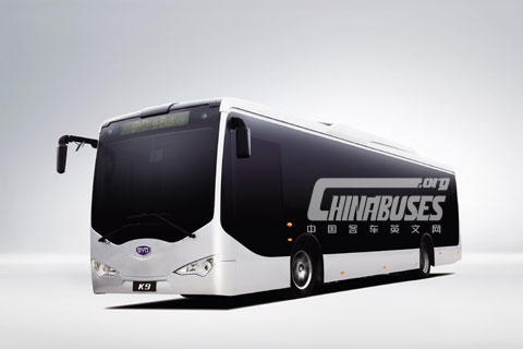 BYD K9 pure electric city bus 