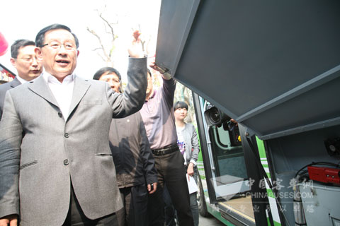 Minister Wan Gang Visits Ankai Electric City Buses