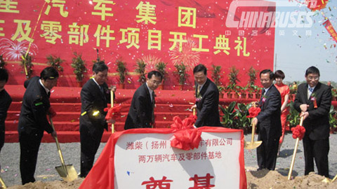 Foundation Ceremony of Yaxing Auto Parts Industry Production Base in Yangzhou