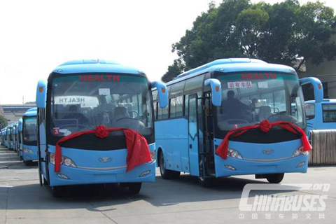 Gulin Daewoo buses in Ghana