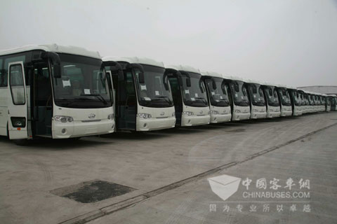 Ankai buses exporting to Russia