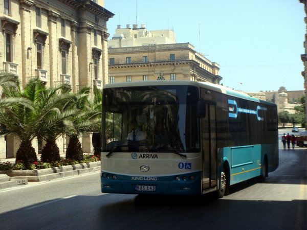 Sightseeing on King Long Bus