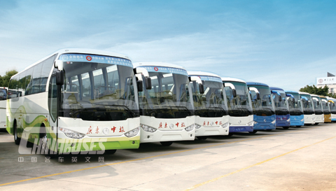 Golden Dragon buses served in UNICERSIDE 2011 Shenzhen