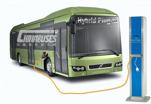 Volvo Developing A Plug-in Hybrid Bus