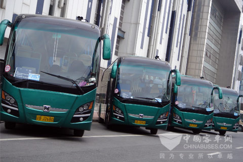 Sunwin Buses Serve Summer Davos