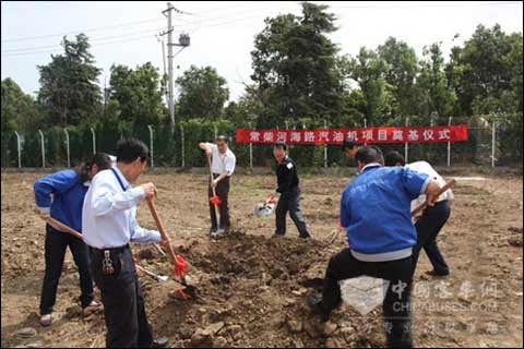 Foundation Stone Laying Ceremony of Changchai of Light Buses