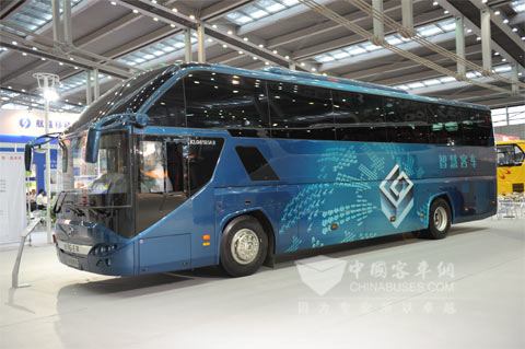 Higer bus with G-BOS, launching in Shenzhen