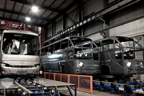 Bodywork in Workshop