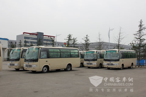 18 Hengtong Gas Buses Delivered to Hohhot