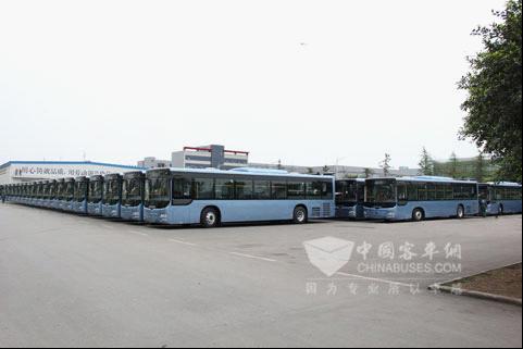 Hengtong LNG bus products in Xuzhou