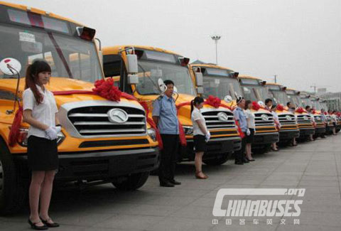 31 units of King Long school buses are ready to their new journey