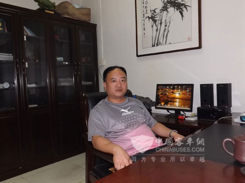 Manager Zhang Jian, from Huaibei Auto Transport co., LTD