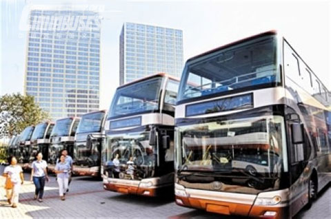  62 Double Deck Buses are into Operation in Tianjin for Big Events