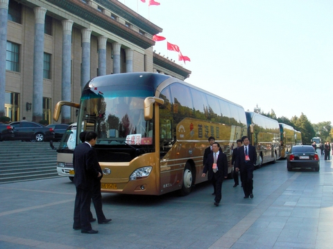 Sunlong Buses Serve China Big Events