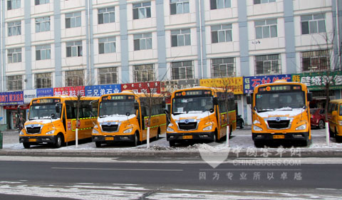 Sunlong School Buses Serves Inner Mongolia