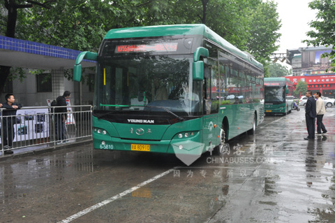 Youngman pure electric bus