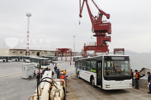 Golden Dragon NG Buses are Shipping to Peru