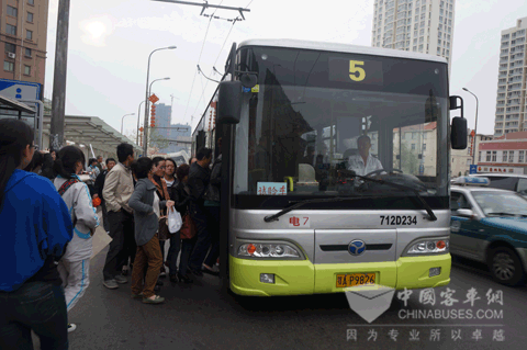 Yangzijiang Electric Buses Serve at World Horticultural Exposition in Qingdao