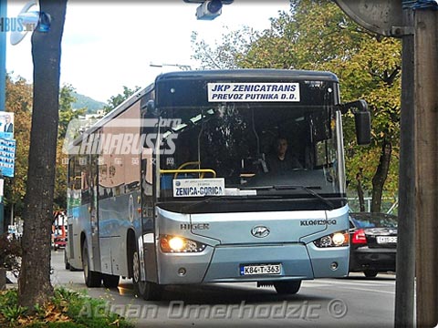 Higer Bus  in Bosnia and Herzegovina