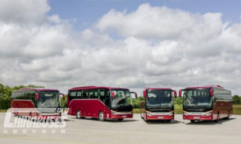 Buses from Mercedes-Benz and Setra at at the 2014 International Commercial Vehicles show (IAA)