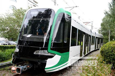 China-made Tram Arrived in Africa