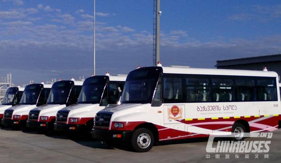 Foton AUV School Bus Arrives in Georgia for Operation