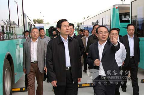 Deputy Governor of Jiangsu Province Visits Higer