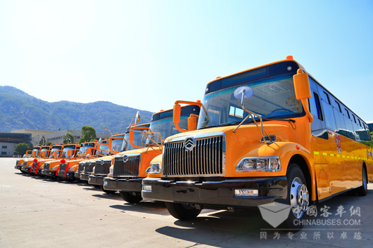 Golden Dragon School Buses Delivered to Guangdong CTS