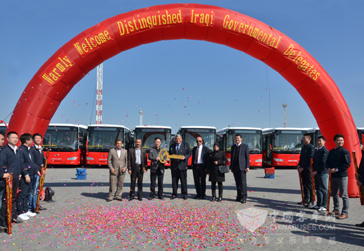 313 Units King Long Buses are Exported to Iraq